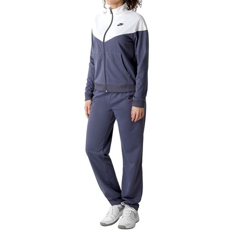 jogginganzug blau weiß nike|Nike joggingsanzüge damen.